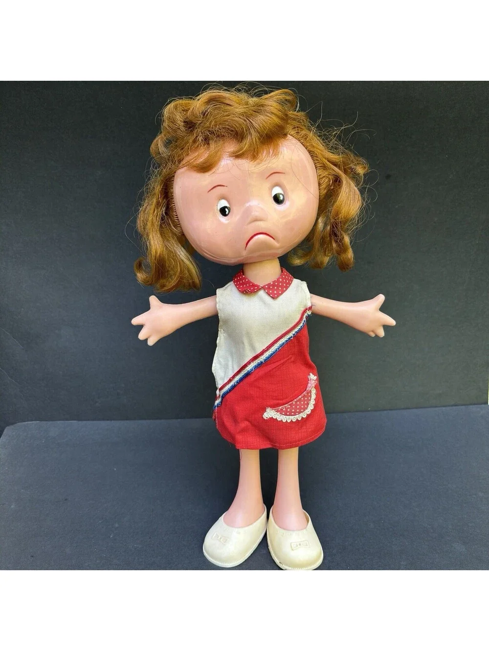 Rare! Vintage Camay TWO FACE Doll Creepy 1960-70s 15” Hong Kong